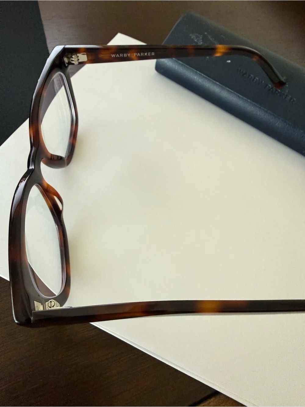 Warby Parker Eyeglasses -Hollis in Cola Tortoise